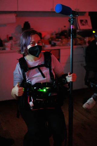 On set — Short film BTS